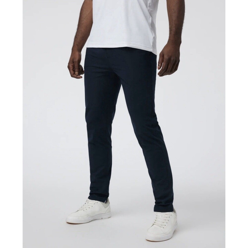 Vuori Men Meta Pants Athletic Slim Stretch Sz 30 Navy Preppy Neutral Capsule